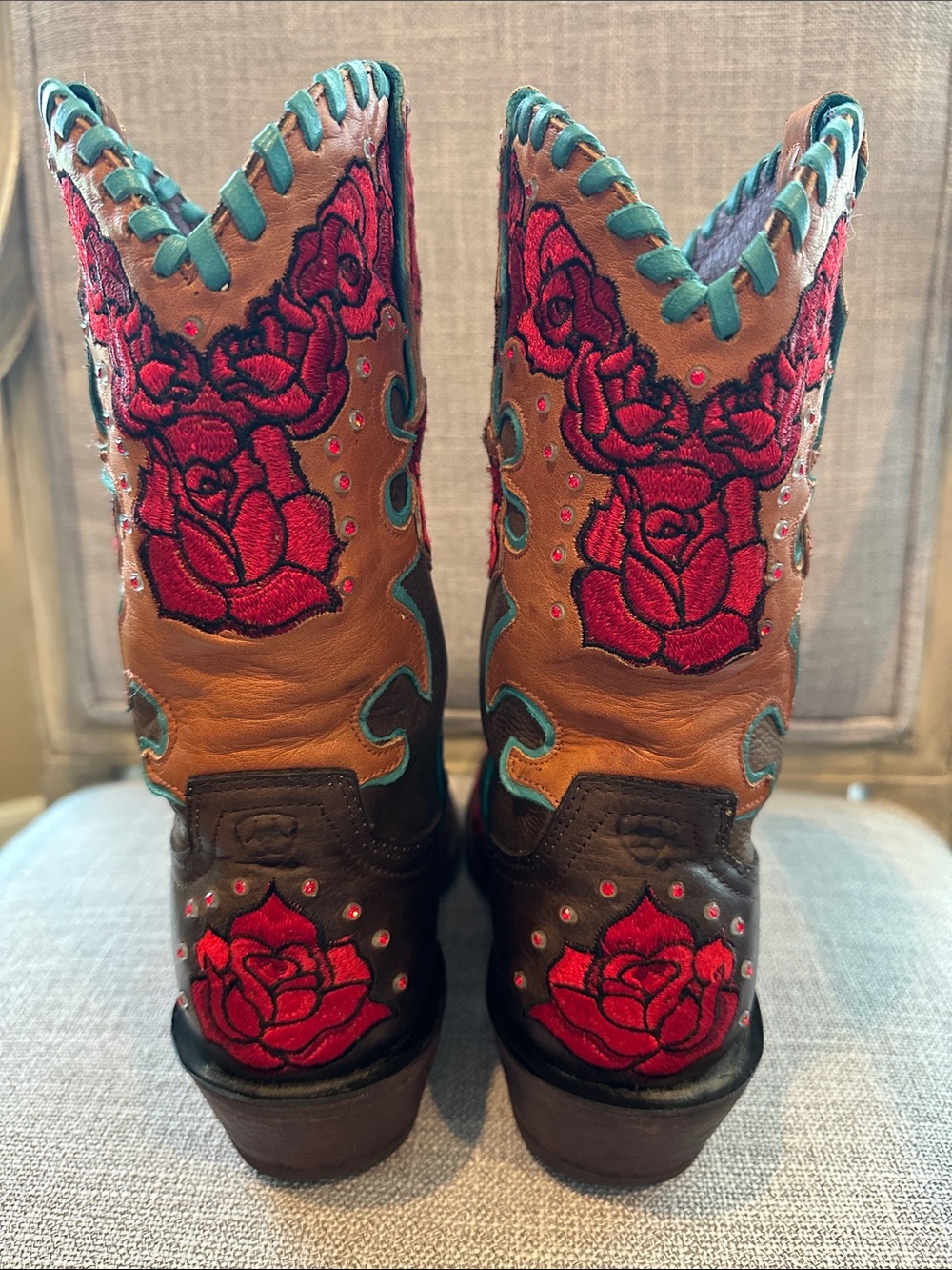 Ariat women’s Rodeo Rosita western boots Quincy Collection. Size 9.5 - Picture 6 of 17